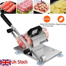 Manual Meat Slicer Bone Mutton Beef Vegetable Roll Slicing Food Cutter Machine