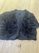 Ladies Black Bolero Size 10
