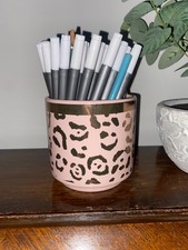 NEXT Pink Gold Leopard Print