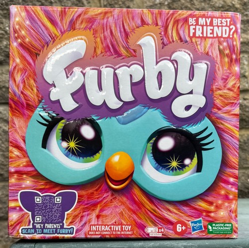 Furby coral interactive plush - interactive,