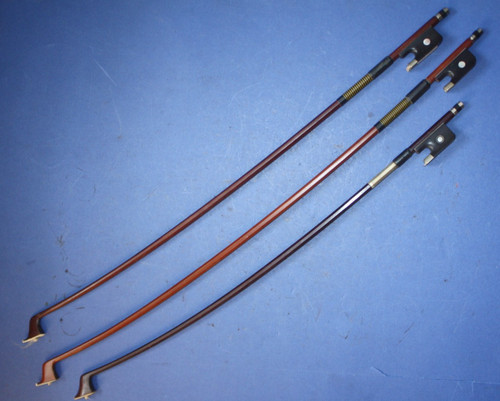 Three cello bows for spares - bows,