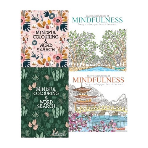 Mindfulness colouring - x,