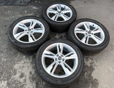 GENUINE 19" AUDI Q3 ALLOY WHEELS & TYRES 5x112 - SILVER