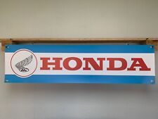 Honda Motorcycle Retro Banner