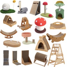 Cat Scratching Tree Post Stand Pet Kitten Scratcher Toy Climbing Activity Centre