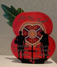 Hearts ww1 Remembrance Day