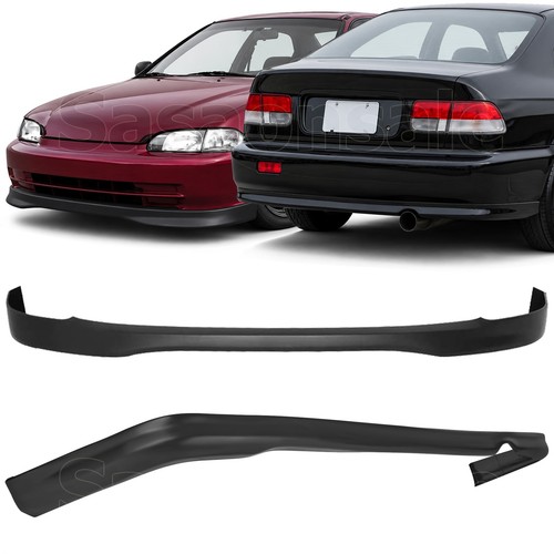 Front bumper lip spoiler rear - front,