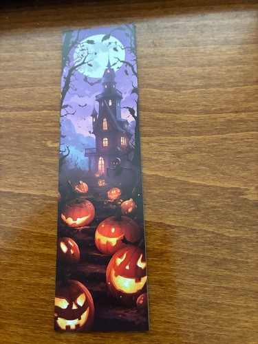 Halloween themed bookmark - bookmark,
