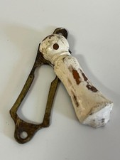 Wood on Brass Plate Keyhole