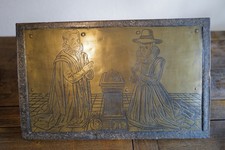 Vintage Brass Plaque