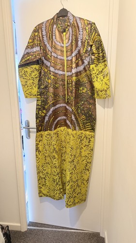 African print long dress - african,