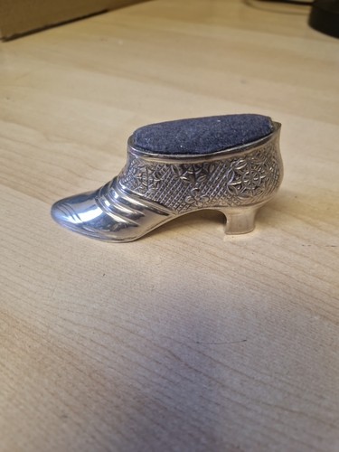Vintage silver plated - , shoe