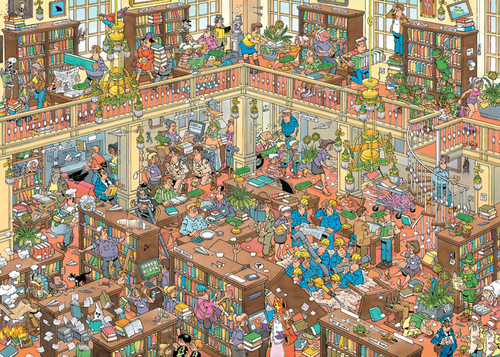Jumbo the library jan van - library,