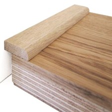 Solid Oak Flat Strip - 2.4m