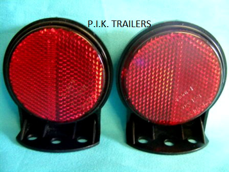 Red rear 60mm reflector on - x,