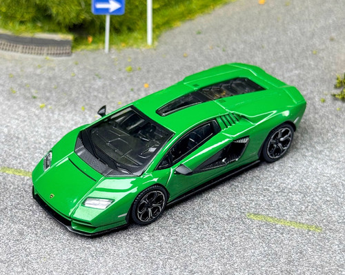 Minigt green countach - minigt, 1:64