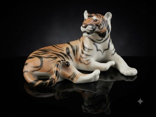 Ussr porcelain tiger large - tiger,