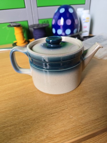 Blue pacific teapot small - blue,