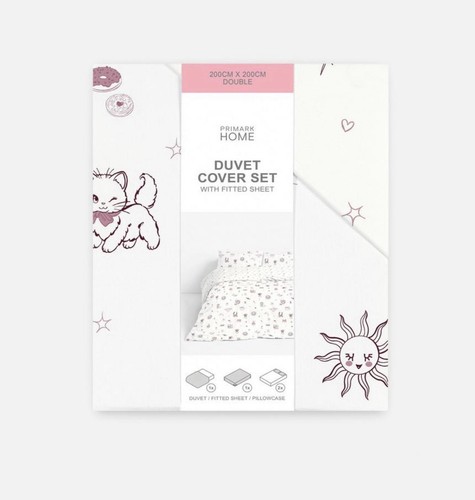 Primark duvet fitted sheet - duvet, &