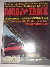 Road & Track Magazine Lincoln