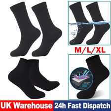 Waterproof (Masah) Socks 100% Sharia'h Compliant - Jet Black Long/Ankle/Crew UK
