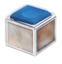 Smokey Mother Of Pearl Qpod & QClip Pool Snooker Premium Chalk Holder Set NEW