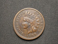 OLD COPPER COIN! XF+ 1889