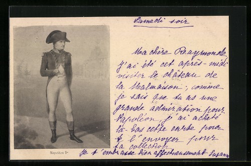 Postcard napoleon in - of,