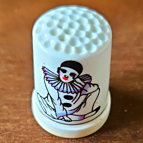 White collectable sewing - white,