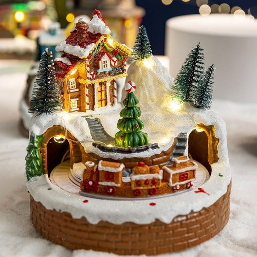 Christmas music box rotating - box,
