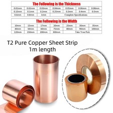 Pure Cu Thin Foil Plate Strip