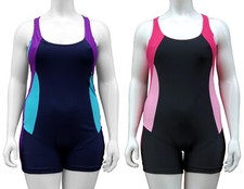 ACCLAIM Faro 3 Colour Ladies Classic Fit Boy Leg Swimming Costume Swimsuit 2025