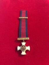 Miniature DSO Distinguished Service Order EIIR Perfect Quality With Ribbon