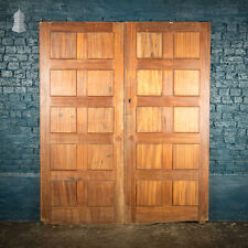 Paneled Hardwood Double Doors