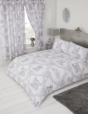Double bed toile jouy grey - de,