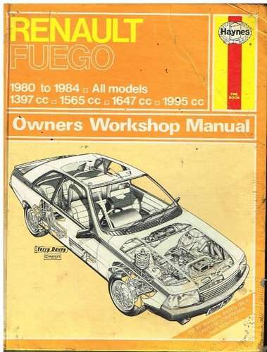 Renault fuego 6 2 0 - 1.6, 2.0