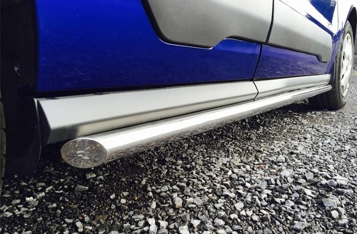 Side bars down - +,