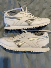 LOOK* Reebok Classic Trainers Size 6, White, Leather, Good Condition Women’s Men