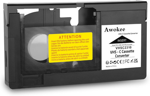 Vhs cassette adapter - vhs-c,