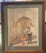 Old Man Riding A Bike Lefkara