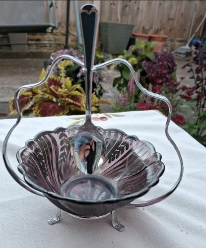 Vintage pink glass - vintage, sugar