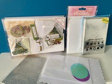 Christmas-themed Paper Craft Bundle. Cards, Envelopes, Embellishments.