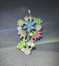 Vintage Silver Paste Floral