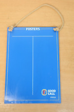 Vintage Foster's Darts Score Board Man Cave Pub Bar Chalkboard Sign USED