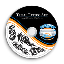 TRIBAL TATTOO CLIPART -VECTOR