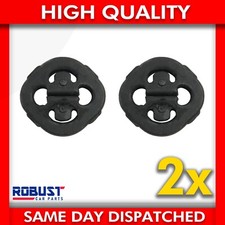 2X EXHAUST RUBBER FOR