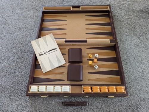 Vintage backgammon set - backgammon, made