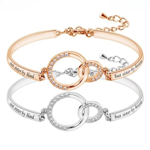 Interlocking circles bracelet - interlocking,