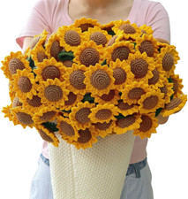 Crochet Sunflower Bouquet