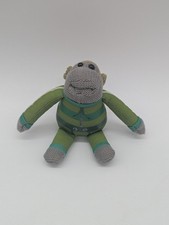 PG Tips Monkey Comic Relief Green Striped Gym Outfit Plush Soft Toy